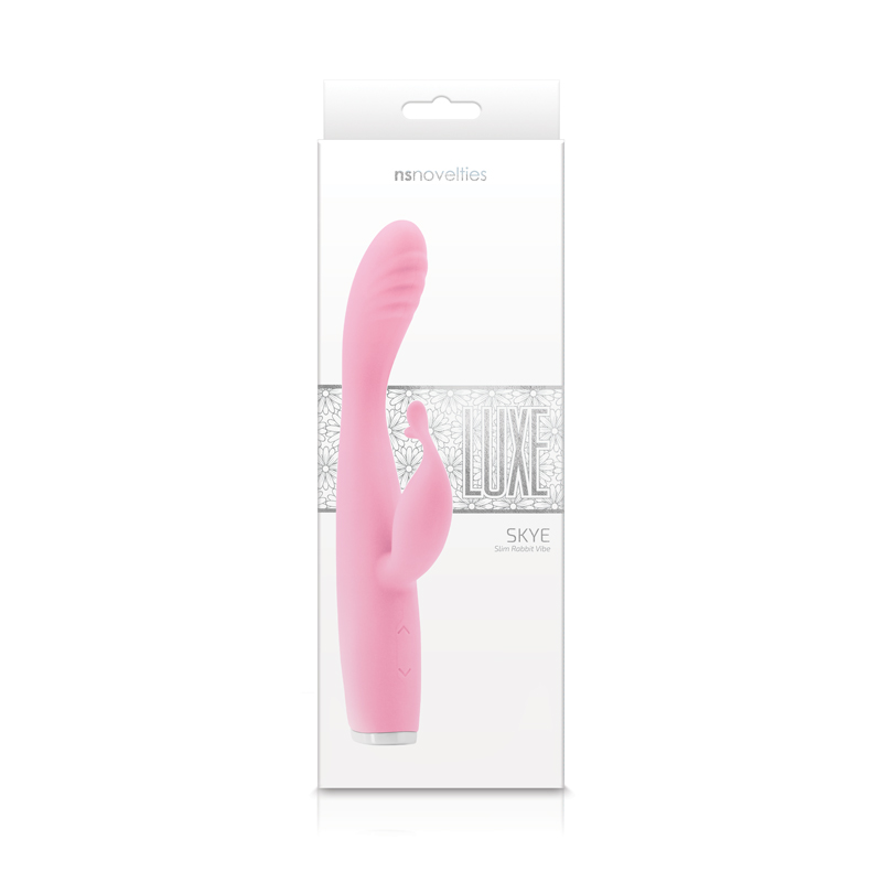 Luxe Skye Green Rabbit Vibrator - Pink